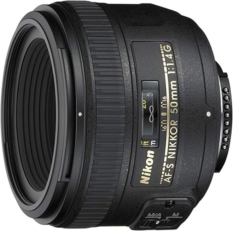 Nikon AF-S FX NIKKOR 50mm f/1.4G Lens with Auto Focus for Nikon DSLR Cameras (Certified Refurbished)